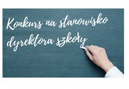 Ogłoszenie o konkursie na stanowisko dyrektora szkoły/zespołu szkół