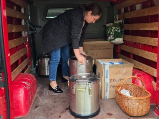 Gmina Tereszpol wspiera strażaków walczących z pożarem Puszczy Solskiej