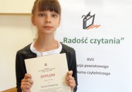 Sukces w konkursie "Radość czytania"