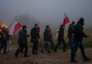 Marsz niepodległościowy na Wzgorze Polak