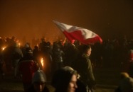 Marsz niepodległościowy na Wzgorze Polak