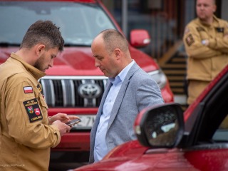 Gmina Tereszpol wspiera strażaków walczących z pożarem Puszczy Solskiej