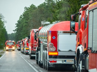 Gmina Tereszpol wspiera strażaków walczących z pożarem Puszczy Solskiej