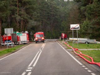 Gmina Tereszpol wspiera strażaków walczących z pożarem Puszczy Solskiej