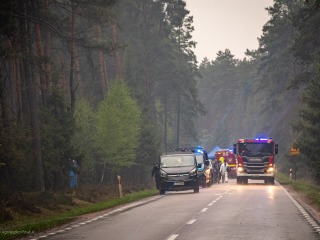 Gmina Tereszpol wspiera strażaków walczących z pożarem Puszczy Solskiej