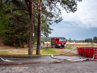 Gmina Tereszpol wspiera strażaków walczących z pożarem Puszczy Solskiej