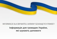 Pomoc dla obywateli Ukrainy - informacje 