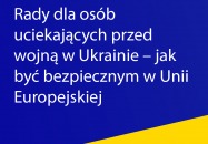 Materiały informacyjne nt. ochrony tymczasowej i zapobieganie handlowi ludźmi