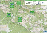mapa biegu - ultraroztocze 60